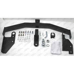 FA 0854-E Бизон Фаркоп на Nissan Pathfinder R52 2014-2021 без подрезки бампера. Тип шара: E (легкосъемный шар под квадрат). Нагрузки: 3200/120 кг. Не комплектуется э