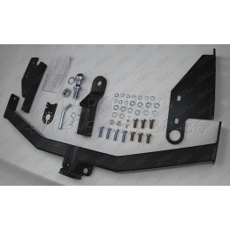 FA 0854-E Бизон Фаркоп на Nissan Pathfinder R52 2014-2021 без подрезки бампера. Тип шара: E (легкосъемный шар под квадрат). Нагрузки: 3200/120 кг. Не комплектуется э
