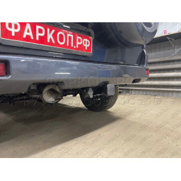 FA 0855-E Бизон Фаркоп на UAZ Patriot / УАЗ Патриот 2015- без подрезки бампера. Тип шара: E (легкосъемный шар под квадрат). Нагрузки: 3000/100 кг. Не комплектуе