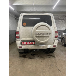 FA 0855-E Бизон Фаркоп на UAZ Patriot / УАЗ Патриот 2015- без подрезки бампера. Тип шара: E (легкосъемный шар под квадрат). Нагрузки: 3000/100 кг. Не комплектуе