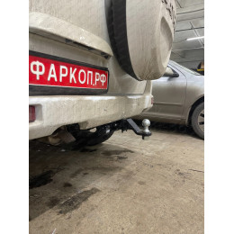 FA 0855-E Бизон Фаркоп на UAZ Patriot / УАЗ Патриот 2015- без подрезки бампера. Тип шара: E (легкосъемный шар под квадрат). Нагрузки: 3000/100 кг. Не комплектуе