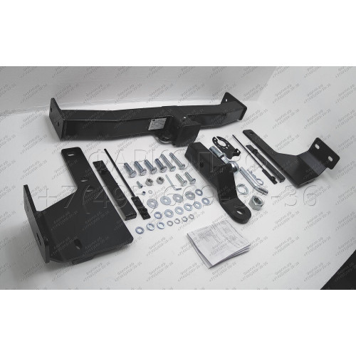 FA 0859-E Бизон Фаркоп на Toyota Land Cruiser 200 2008-2021, Lexus LX 2008-2022 без подрезки бампера. Тип шара: E (легкосъемный шар под квадрат). Нагрузки: 3500/120 кг. Не комплектуется электрикой