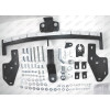 FA 0951-E(N) Бизон Фаркоп с хромированной накладкой на Honda Element 2003-2011 без подрезки бампера. Тип шара: E (легкосъемный шар под квадрат). Нагрузки: 2500/120 кг. Не комплектуется электрикой
