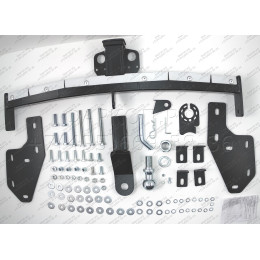 FA 0951-E(N) Бизон Фаркоп с хромированной накладкой на Honda Element 2003-2011 без подрезки бампера. Тип шара: E (легкосъемный шар под квадрат). Нагрузки: 2500/1