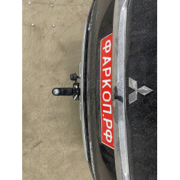 FA 1005-E(N) Бизон Фаркоп с хромированной накладкой на Mitsubishi Pajero Sport II 2008-2016, Mitsubishi Pajero Sport III 2016-2021 без подрезки бампера. Тип шара: E (легкосъемный ш