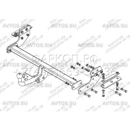 FD 23 AVTOS Фаркоп на Ford Mondeo седан/универсал 2007-2015 без подрезки бампера. Тип шара: A. Нагрузки: 1500/75 кг, масса фаркопа 16,5 кг (без электрики в комплек