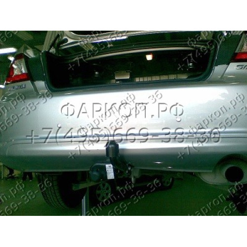 MI 17 AVTOS Фаркоп на Mitsubishi Galant седан/хетчбек 2004-2012. Необходима подрезка бампера. Тип шара: A. Нагрузки: 750/50 кг, масса фаркопа 12,5 кг (без электрики в комплекте)