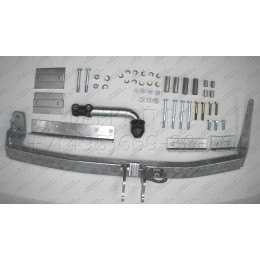 H016A GALIA Полностью оцинкованный фаркоп на Honda CR-V 1997-2002. Тип шара: A. Невидимый вырез бампера. Нагрузки: 1500/70 кг, масса фаркопа 19,75 кг