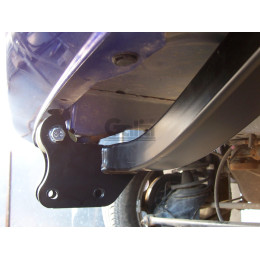 H017A GALIA Полностью оцинкованный фаркоп на Honda HR-V 1999-2001. Особенности: задние фары прямоугольной формы. Тип шара: A. Невидимый вырез бампера. Нагр