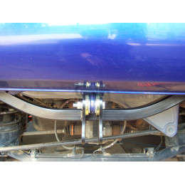 H017A GALIA Полностью оцинкованный фаркоп на Honda HR-V 1999-2001. Особенности: задние фары прямоугольной формы. Тип шара: A. Невидимый вырез бампера. Нагр