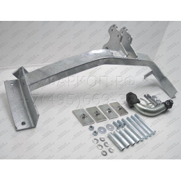 H017A GALIA Полностью оцинкованный фаркоп на Honda HR-V 1999-2001. Особенности: задние фары прямоугольной формы. Тип шара: A. Невидимый вырез бампера. Нагр