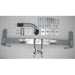 H017A GALIA Полностью оцинкованный фаркоп на Honda HR-V 1999-2001. Особенности: задние фары прямоугольной формы. Тип шара: A. Невидимый вырез бампера. Нагр