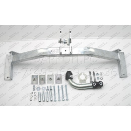 H017A GALIA Полностью оцинкованный фаркоп на Honda HR-V 1999-2001. Особенности: задние фары прямоугольной формы. Тип шара: A. Невидимый вырез бампера. Нагр