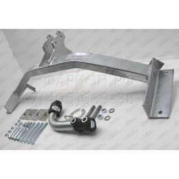 H017A GALIA Полностью оцинкованный фаркоп на Honda HR-V 1999-2001. Особенности: задние фары прямоугольной формы. Тип шара: A. Невидимый вырез бампера. Нагр
