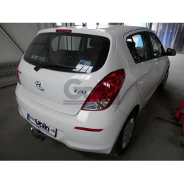 H080A GALIA Полностью оцинкованный фаркоп на Hyundai i20 2008-2014. Тип шара: A. Невидимый вырез бампера. Нагрузки: 1100/50 кг, масса фаркопа 14,12 кг
