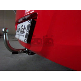 H080A GALIA Полностью оцинкованный фаркоп на Hyundai i20 2008-2014. Тип шара: A. Невидимый вырез бампера. Нагрузки: 1100/50 кг, масса фаркопа 14,12 кг