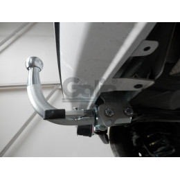 H080A GALIA Полностью оцинкованный фаркоп на Hyundai i20 2008-2014. Тип шара: A. Невидимый вырез бампера. Нагрузки: 1100/50 кг, масса фаркопа 14,12 кг