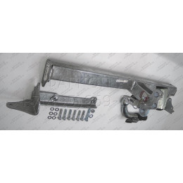 H090C GALIA Полностью оцинкованный фаркоп на Honda Civic хетчбек 5 дверей 2012-2017. Подрозетник убирается за бампер. Тип шара: C (горизонтальный съемный). 