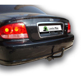 H203-A Лидер-плюс ТСУ для Hyundai Sonata седан 1999-2005 без снятия и выреза бампера. Нагрузки: 1100/75 кг, масса фаркопа 13,64 кг (без электрики в комплекте)