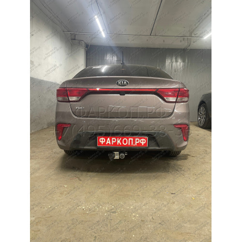H228-BA TAVIALS ТСУ для Hyundai Solaris 2 седан 2017-2022, Kia Rio 4 седан 2017-2021 без снятия и выреза бампера. Тип шара: C (оцинкованный, съемный). Нагрузки: 1200/75 кг, масса фаркопа 15,5 кг (без электрики в комплекте)