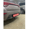 H228-BA TAVIALS ТСУ для Hyundai Solaris 2 седан 2017-2022, Kia Rio 4 седан 2017-2021 без снятия и выреза бампера. Тип шара: C (оцинкованный, съемный). Нагрузки: 1200/75 кг, масса фаркопа 15,5 кг (без электрики в комплекте)