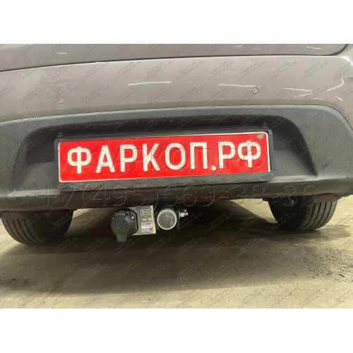 H228-BA TAVIALS ТСУ для Hyundai Solaris 2 седан 2017-2022, Kia Rio 4 седан 2017-2021 без снятия и выреза бампера. Тип шара: C (оцинкованный, съемный). Нагрузки: 1200/75 кг, масса фаркопа 15,5 кг (без электрики в комплекте)