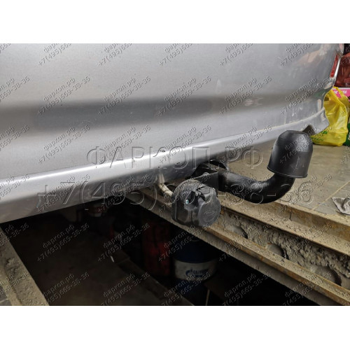 H.H13.A HALTY Фаркоп на Honda Stream 2WD/4WD 2000-2006. Требуется подрезка бампера. Тип шара: A. Нагрузки: 750/75 кг, масса фаркопа 13,5 кг