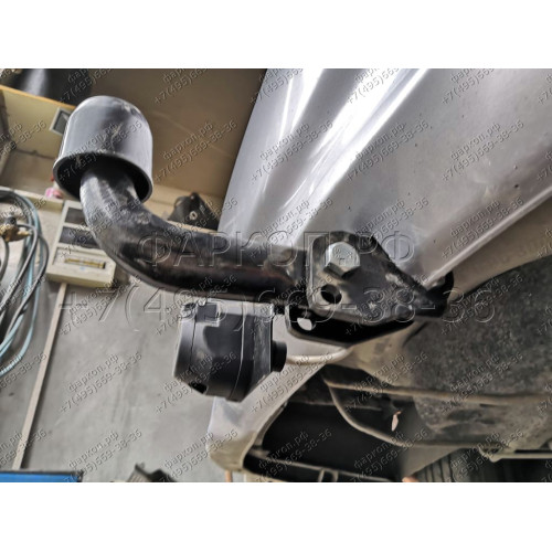 H.H13.A HALTY Фаркоп на Honda Stream 2WD/4WD 2000-2006. Требуется подрезка бампера. Тип шара: A. Нагрузки: 750/75 кг, масса фаркопа 13,5 кг