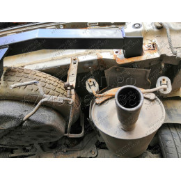 H.H13.A HALTY Фаркоп на Honda Stream 2WD/4WD 2000-2006. Требуется подрезка бампера. Тип шара: A. Нагрузки: 750/75 кг, масса фаркопа 13,5 кг