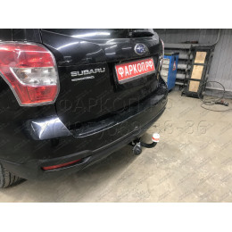 8501 Трейлер Фаркоп для Subaru Forester дорестайлинг 2013-2016. Требуется подрезка бампера. Тип шара: A. Нагрузки: 1200/60 кг, масса фаркопа 16,7 кг (без электри