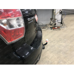 8501 Трейлер Фаркоп для Subaru Forester дорестайлинг 2013-2016. Требуется подрезка бампера. Тип шара: A. Нагрузки: 1200/60 кг, масса фаркопа 16,7 кг (без электри
