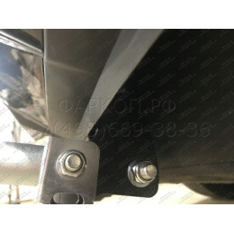 91008-A MOTODOR Фаркоп с оцинкованным шаром на Kia Sorento 2020-, Hyundai Santa Fe IV рестайлинг 2021-2023. Необходима подрезка бампера. Тип шара: A. Нагрузки: 2000/100 кг, ма