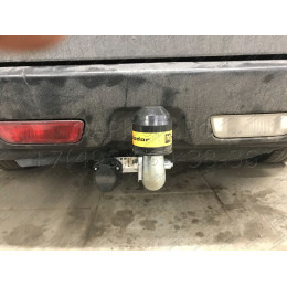 91402-A MOTODOR Фаркоп с оцинкованным шаром на Nissan X-Trail T31 2007-2015 без выреза в бампере. Тип шара: A. Нагрузки: 1500/75 кг, масса фаркопа 20 кг (без электрики 
