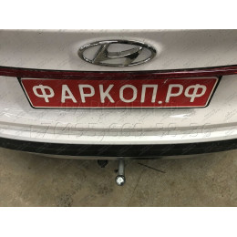 91008-A MOTODOR Фаркоп с оцинкованным шаром на Kia Sorento 2020-, Hyundai Santa Fe IV рестайлинг 2021-2023. Необходима подрезка бампера. Тип шара: A. Нагрузки: 2000/100 кг, ма