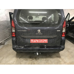 C302-A Лидер-плюс ТСУ для Citroen Berlingo L1 2008-2018, 2018-, Peugeot Partner II Tepee L1 2008-2018, 2018-, Opel Combo L1 2018-, Peugeot Rifter L1 2019-, FIAT Doblo L1 2022-, Toyota Proace City L1 2019- без снятия и выреза