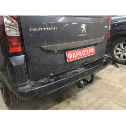 C302-A Лидер-плюс ТСУ для Citroen Berlingo L1 2008-2018, 2018-, Peugeot Partner II Tepee L1 2008-2018, 2018-, Opel Combo L1 2018-, Peugeot Rifter L1 2019-, FIAT Doblo L1 2022-, Toyota Proace City L1 2019- без снятия и выреза