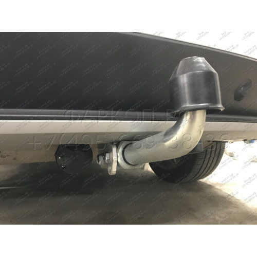 B017C GALIA Полностью оцинкованный фаркоп на BMW X5 E70 2007-2013, X5 F15 2013-2018, BMW X6 F16 2014-2019, кроме моделей с M-пакетом. Подрозетник убирается за бампер. Тип шара: C (горизонтальный съемный). Невидимый вырез бампера. Нагрузки: 3500/140 кг, ма