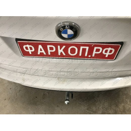 B017C GALIA Полностью оцинкованный фаркоп на BMW X5 E70 2007-2013, X5 F15 2013-2018, BMW X6 F16 2014-2019, кроме моделей с M-пакетом. Подрозетник убирается за бампер. Тип ша