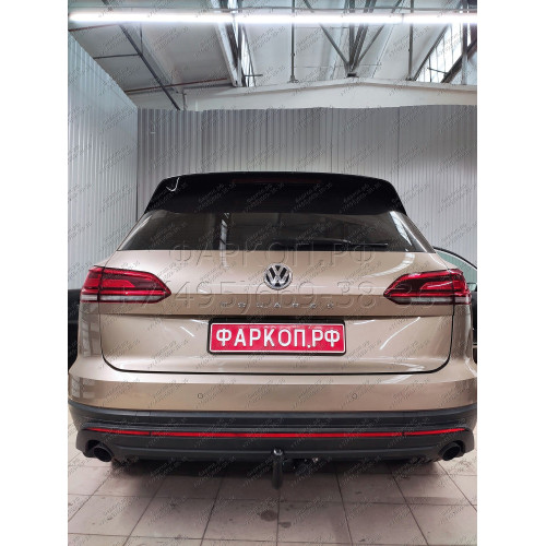 K 74V AUTO-HAK Фаркоп для Volkswagen Touareg 2018-. Требуется подрезка бампера. Съемное вертикальное крепление шара (на ключе). Нагрузки: 3500/140 кг, масса фаркопа 23,0 кг