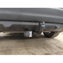 4382-A ORIS Фаркоп на Nissan Qashqai 2014-2021 без подрезки бампера. Тип шара: A. Нагрузки: 1800/100 кг, масса фаркопа 21 кг (без электрики в комплекте)