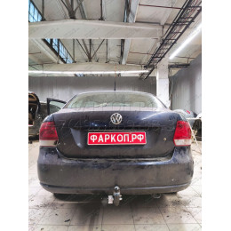 2193-A ORIS Фаркоп на Volkswagen Polo седан 2010-2020, Volkswagen Polo лифтбек 2020-. Необходима подрезка бампера. Тип шара: A. Нагрузки: 1000/75 кг, масса фаркопа 13 кг (без 