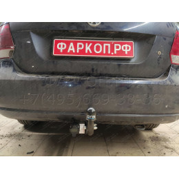 2193-A ORIS Фаркоп на Volkswagen Polo седан 2010-2020, Volkswagen Polo лифтбек 2020-. Необходима подрезка бампера. Тип шара: A. Нагрузки: 1000/75 кг, масса фаркопа 13 кг (без 