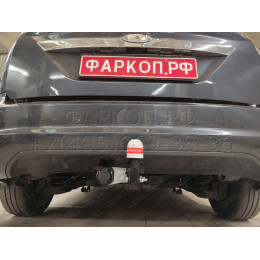 6011 Трейлер Фаркоп для Ford Focus 2 хетчбек 2004-2011, Ford Focus C-MAX 2003-2010. Требуется подрезка бампера. Тип шара: A. Нагрузки: 1000/50 кг, масса фаркопа 14,5 кг (без 