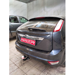 6011 Трейлер Фаркоп для Ford Focus 2 хетчбек 2004-2011, Ford Focus C-MAX 2003-2010. Требуется подрезка бампера. Тип шара: A. Нагрузки: 1000/50 кг, масса фаркопа 14,5 кг (без 