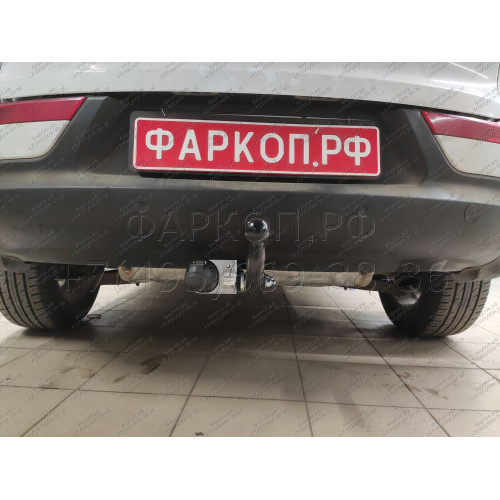 K112-A Лидер-плюс ТСУ для Kia Sportage 2010-2015, Hyundai ix35 2010-2015 без снятия и выреза бампера. Нагрузки: 1500/75 кг, масса фаркопа 17,52 кг (без электрики в комплекте)