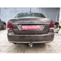 92702-A MOTODOR Фаркоп с оцинкованным шаром на Volkswagen Polo седан 2010-2020, Jetta VA3 2023-. Необходима подрезка бампера. Тип шара: A. Нагрузки: 1000/75 кг, масса фарко