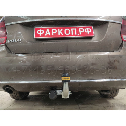 92702-A MOTODOR Фаркоп с оцинкованным шаром на Volkswagen Polo седан 2010-2020, Jetta VA3 2023-. Необходима подрезка бампера. Тип шара: A. Нагрузки: 1000/75 кг, масса фаркопа 13,3 кг (без электрики в комплекте)