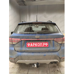 K123-A Лидер-плюс ТСУ для Kia Rio X-line 2017-2020, Kia Rio X 2021-2022, Solaris KRX 2024- без снятия и выреза бампера. Нагрузки: 1200/75 кг, масса фаркопа 16,06 кг (без электрики 