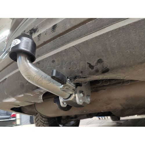 B017C GALIA Полностью оцинкованный фаркоп на BMW X5 E70 2007-2013, X5 F15 2013-2018, BMW X6 F16 2014-2019, кроме моделей с M-пакетом. Подрозетник убирается за бампер. Тип шара: C (горизонтальный съемный). Невидимый вырез бампера. Нагрузки: 3500/140 кг, ма