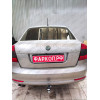 S086A GALIA Полностью оцинкованный фаркоп на Skoda Octavia II седан/универсал 2005-2013, Skoda Octavia Scout 2008-2013, в т.ч. 4WD. Подрозетник убирается за бампер. Тип шара: A. Подрезка бампера. Нагрузки: 1600/80 кг, масса фаркопа 15 кг